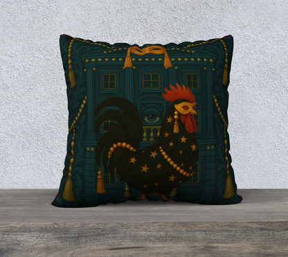 Le Théâtre des Objets Voilés — Pillow Case 22×22 — No.7 — Velveteen