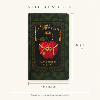 Le Théâtre des Objets Voilés · Labyrinth · Soft-Touch Notebook