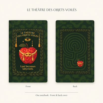 Le Théâtre des Objets Voilés · Labyrinth · Soft-Touch Notebook