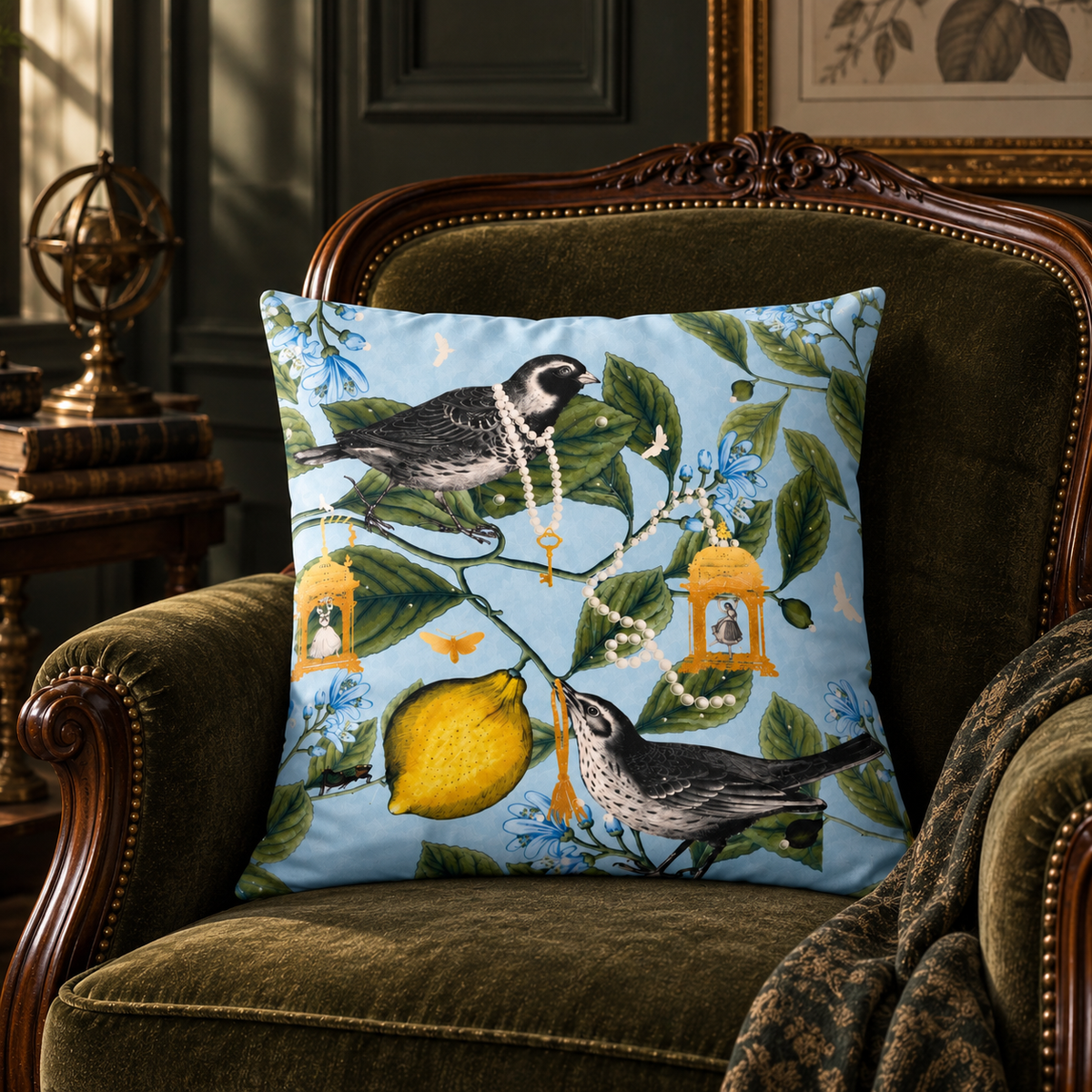 Le Cabinet des Curiosités  - Pillow Sham