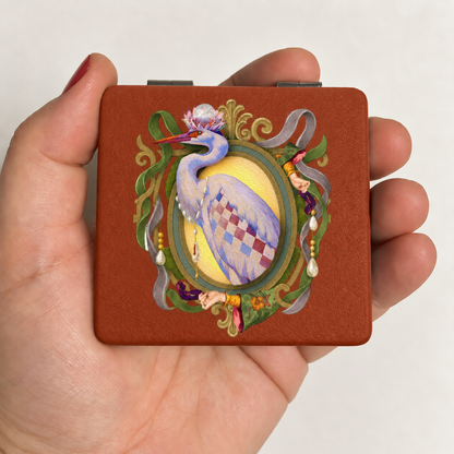 Le Cabinet des Curiosités - L’Héron Pocket Mirror