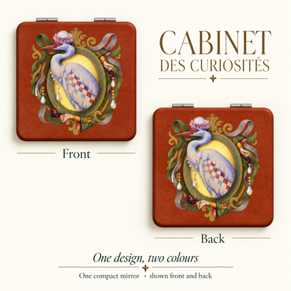Le Cabinet des Curiosités - L’Héron Pocket Mirror