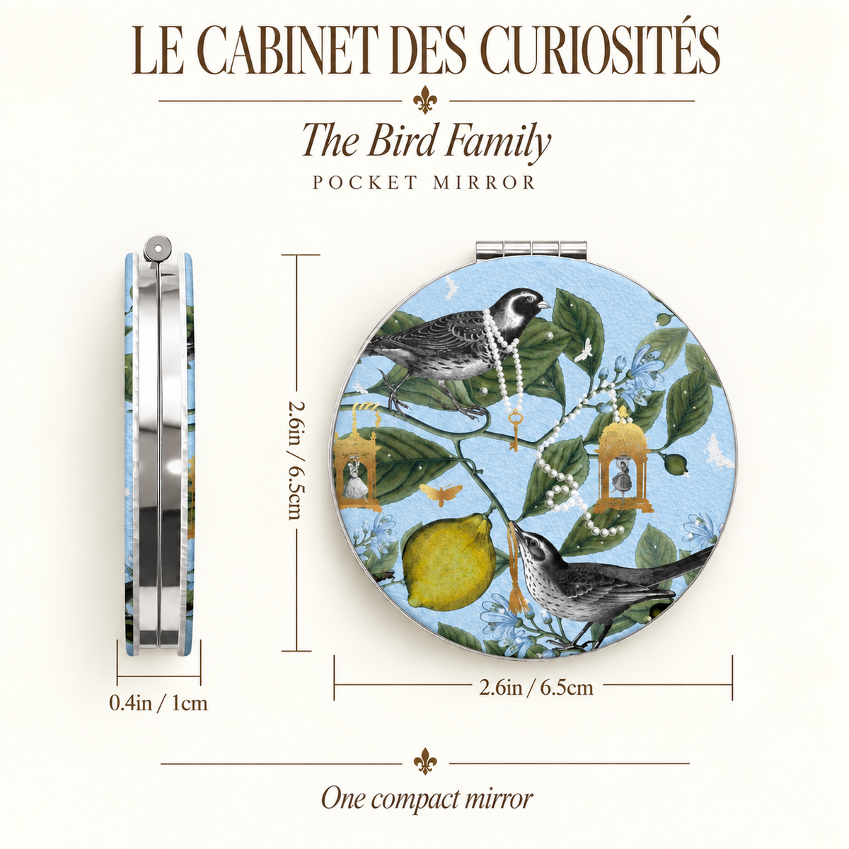 Le Cabinet des Curiosités ·  Pocket Mirror