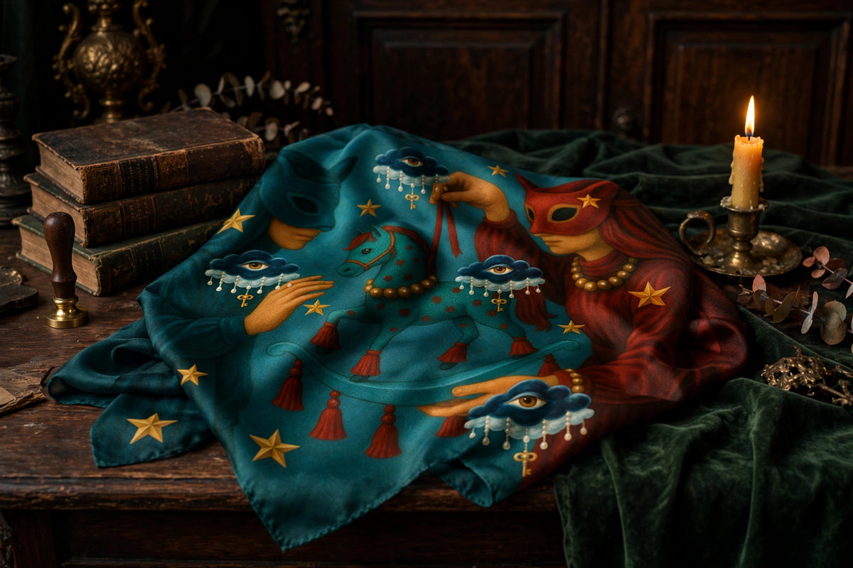 Silk scarf No.4 — Le Théâtre des Objets Voilés